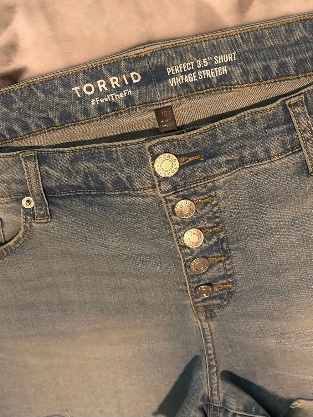 Torrid denim jean shorts